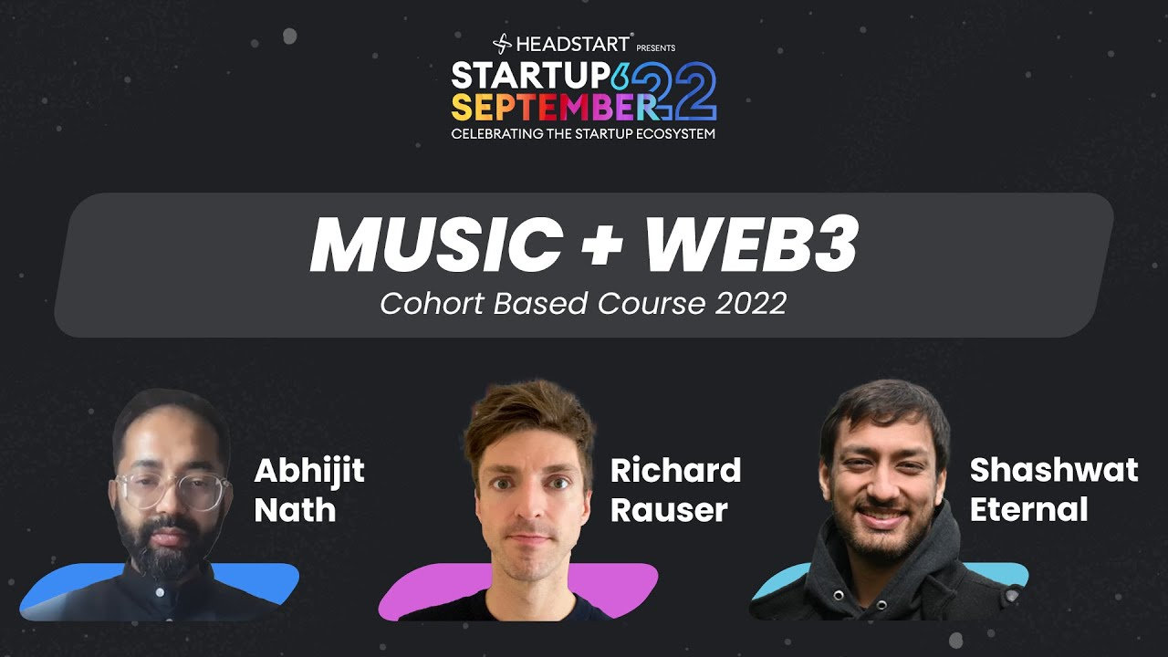 Music plus Web3 course video
